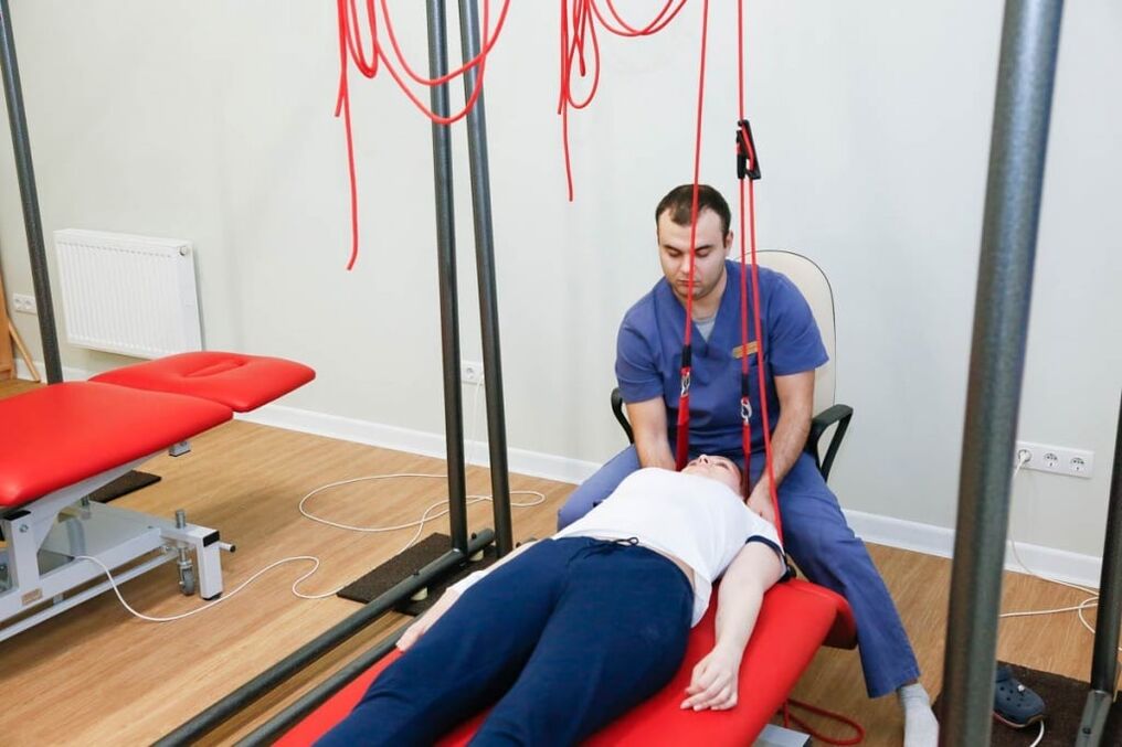 Physiotherapie bei der Behandlung der zervikalen Osteochondrose