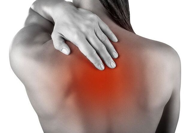 Schmerzen in der Brustwirbelsäule mit Osteochondrose